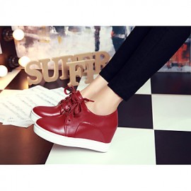 Women's Heels Fall / Winter Wedges PU Outdoor / Dress / Casual Wedge Heel Others Black / Red / White Others