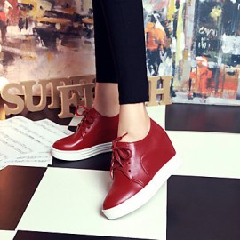 Women's Heels Fall / Winter Wedges PU Outdoor / Dress / Casual Wedge Heel Others Black / Red / White Others