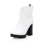 Women's Shoes Chunky Heel Round Toe/Closed Toe Boots