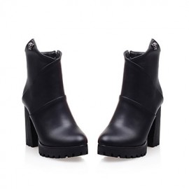 Women's Shoes Chunky Heel Round Toe/Closed Toe Boots