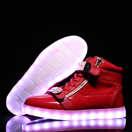 LED Shoes USB Charging Luminous Shoes Women's Casual Shoes Fashion Sneakers Black / Blue / Red / White