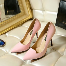 Women's Shoes Leather Stiletto Heel Heels / Pointed Toe Heels Wedding Party & EveningDress More Colors Available