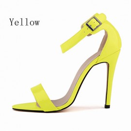 Women's Shoes Patent Leather Stiletto Heel Heels Sandals Party & Evening