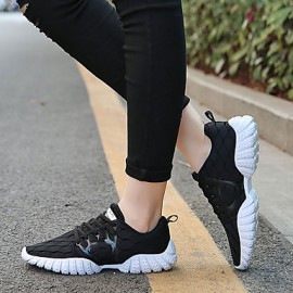 Women's Sneakers Spring / Summer / Fall / Winter Round Toe PU Outdoor / Athletic / Casual Flat Heel Others